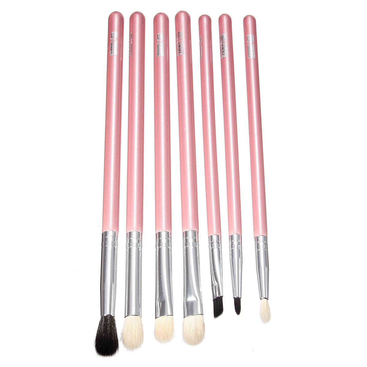7pcs Eye Shadow Powder Brush Shaping Accurate Eyeliner Brow Makeup Brush Cosmetics Tools Kit